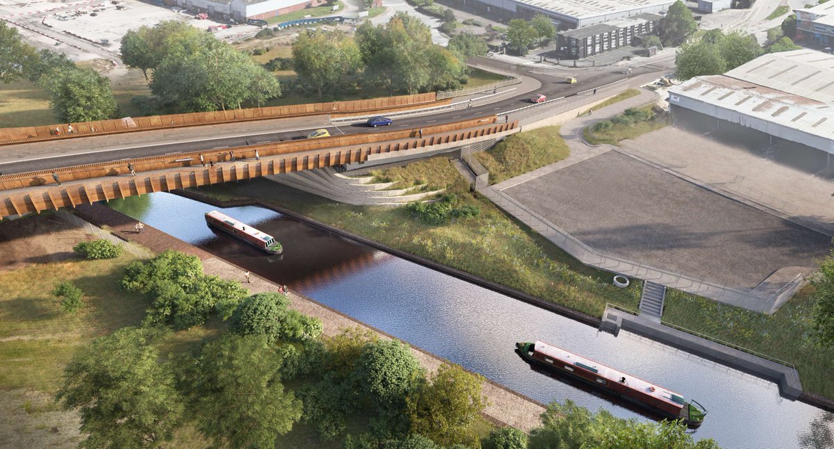 HS2ltd's tweet image. #HS2 engineers are getting ready to start a major construction programme in Saltley, #Birmingham.🏗️

On 10th May, Saltley Viaduct will close ahead of a four-stage demolition programme. It will be replaced with a brand new structure — two metres taller and wider, to make way for