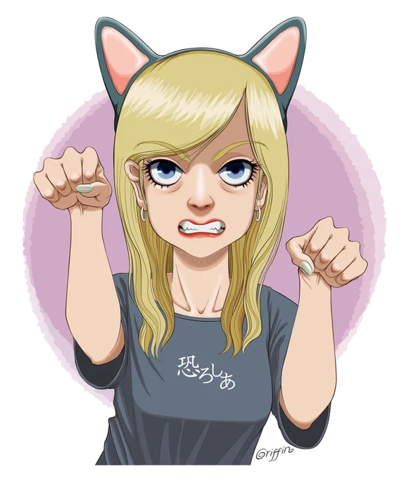 #GWなので金髪を愛でます 多分女子絵で一番多い髪色が金