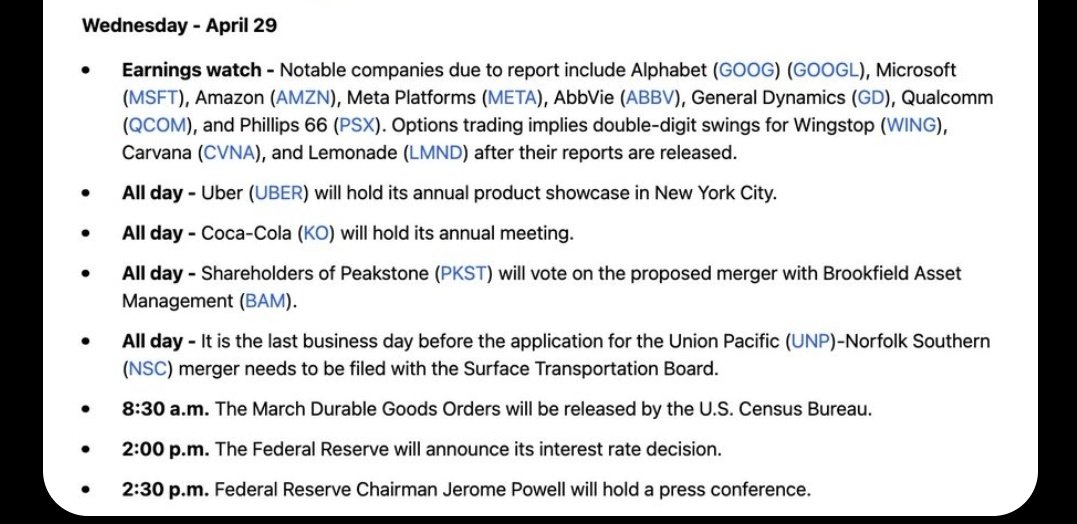 looklefttt's tweet image. 🗓️ #DATA, #EARNINGS and other stock market related events for today 

⏰ 2:00PM- #FOMC