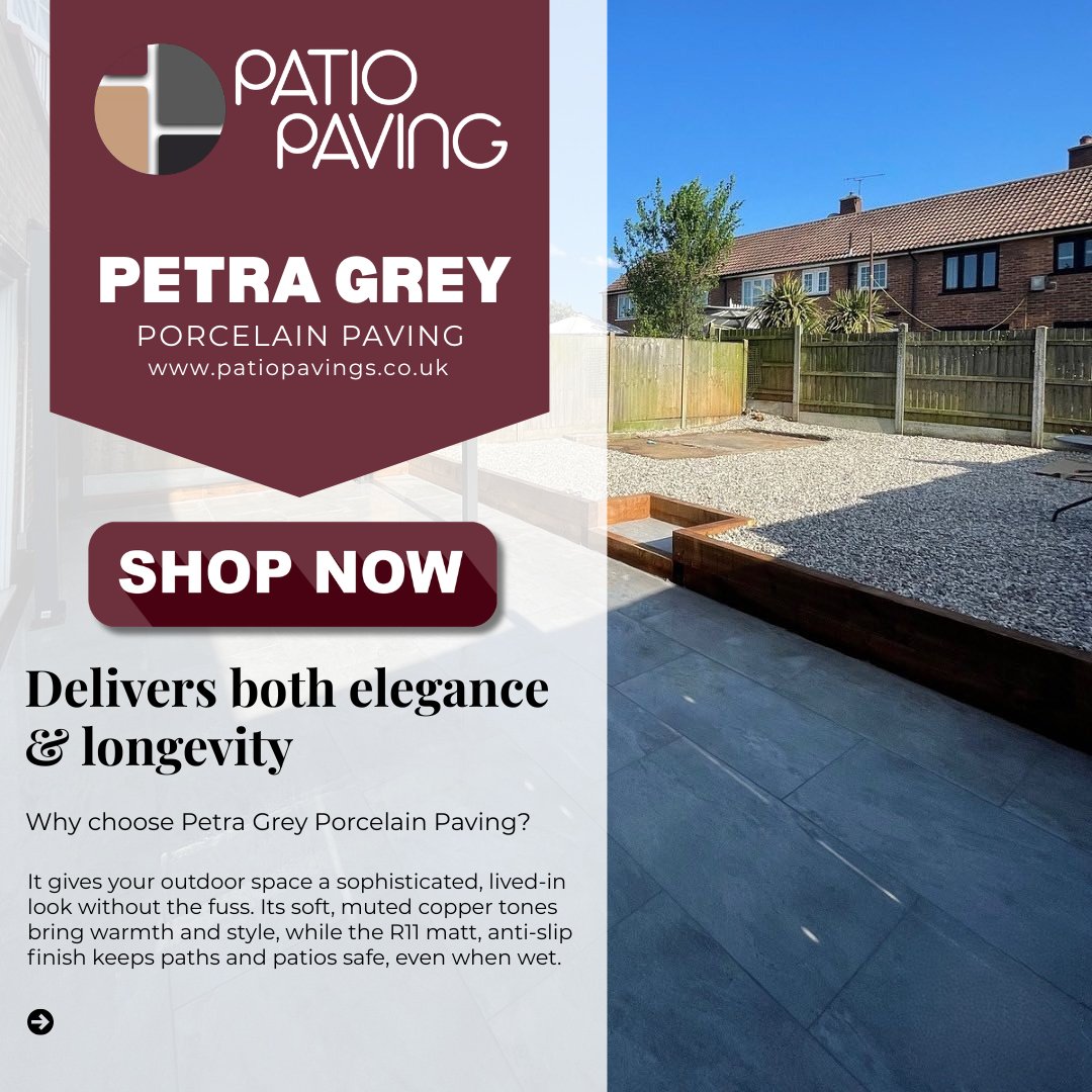 Patiopavings's tweet image. Modern Sophistication with Petra Grey Vitrified Porcelain.

🛒 Shop now: patiopavings.co.uk/product/petra-…

#PetraGrey #PorcelainPaving #ModernDesign #OutdoorLiving #PatioPaving