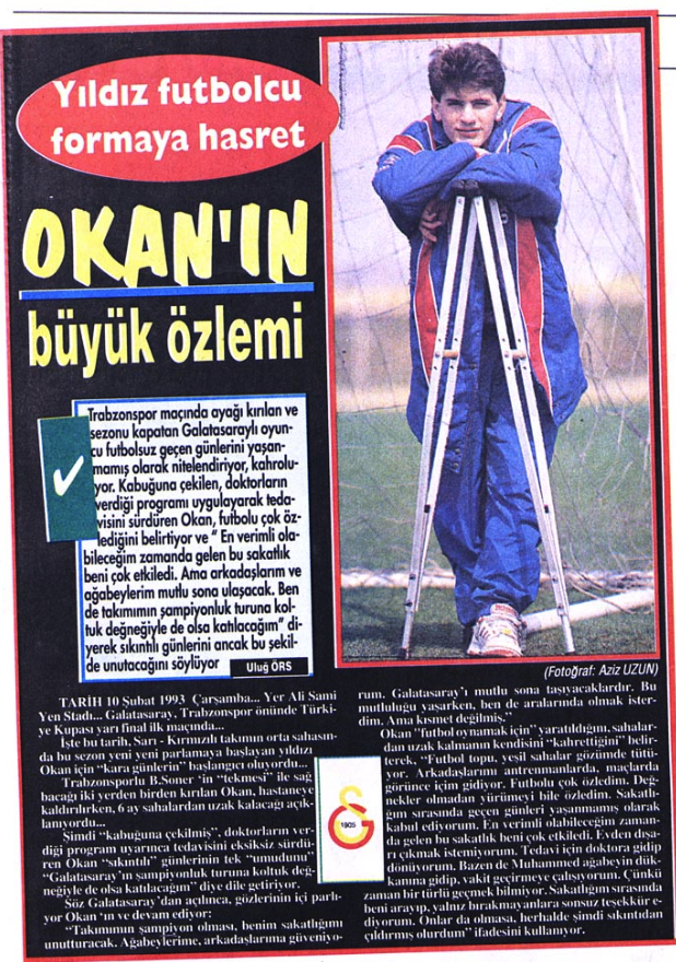 Okan'ın büyük özlemi: 

1992'de "Maradona mı, Hassler mi" diye tartışılacak kadar ortalığı kasıp kavurmaya başladıktan bir sene sonra ayağı kırıldı ve ertesi sene geri döndü. O inanılmaz bir geri dönüştür, çoğu kişi bu "küçük" detayı atlar.

Futbolculuğunda 7 Süper Lig