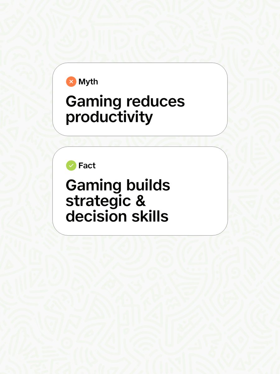 JioGames's tweet photo. “Gaming is a waste of time.”
Your brain strongly disagrees.

Turns out, it’s improving your focus, decision-making, and reaction speed while you play.

We got this one completely wrong. 🧠👇
#Gaming #BrainHealth https://t.co/hij9gXxPEp