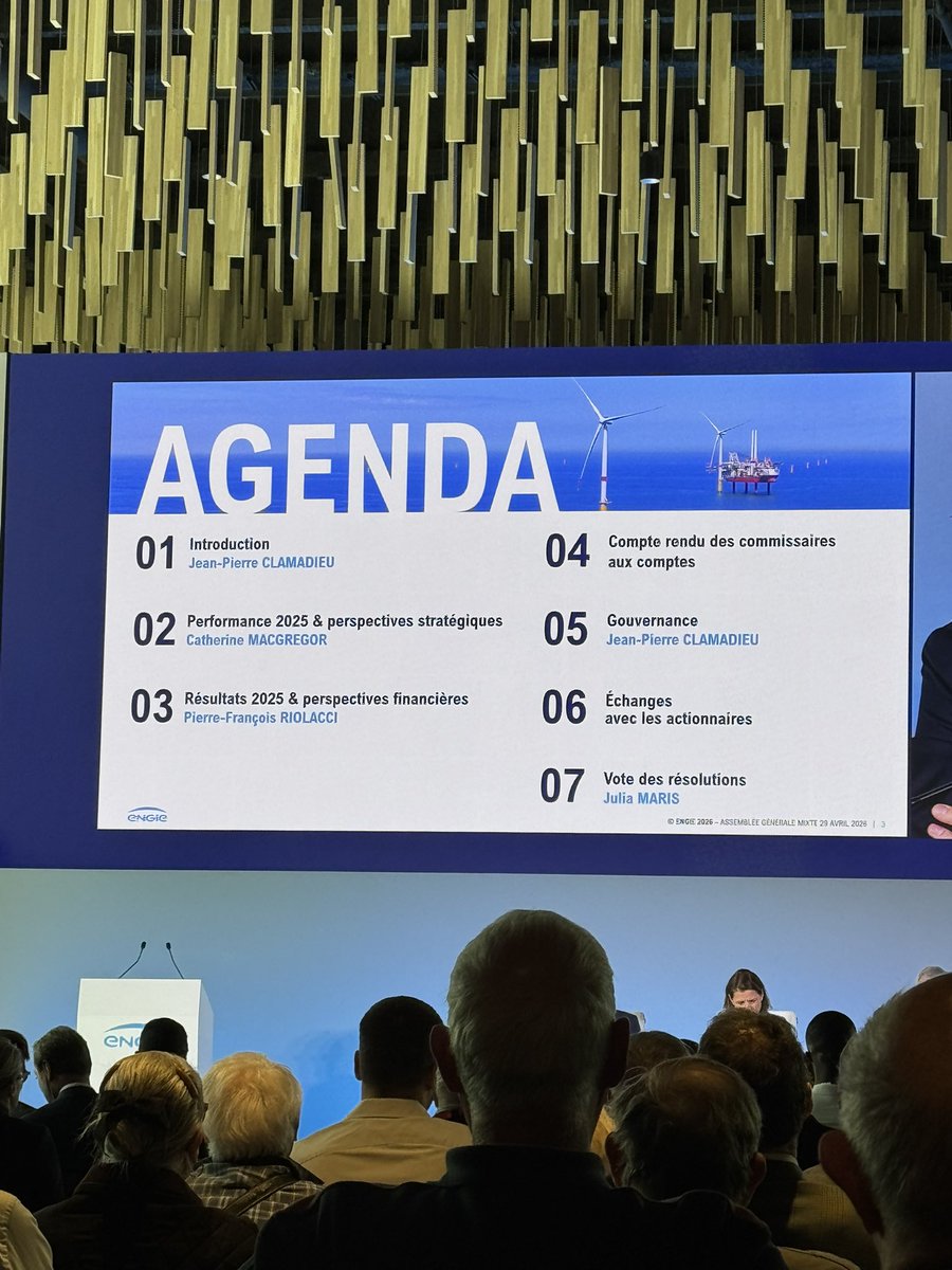 SCORPIONLOIC's tweet photo. AG 2026 ENGIE au siège https://t.co/GBjPNqT5Ns