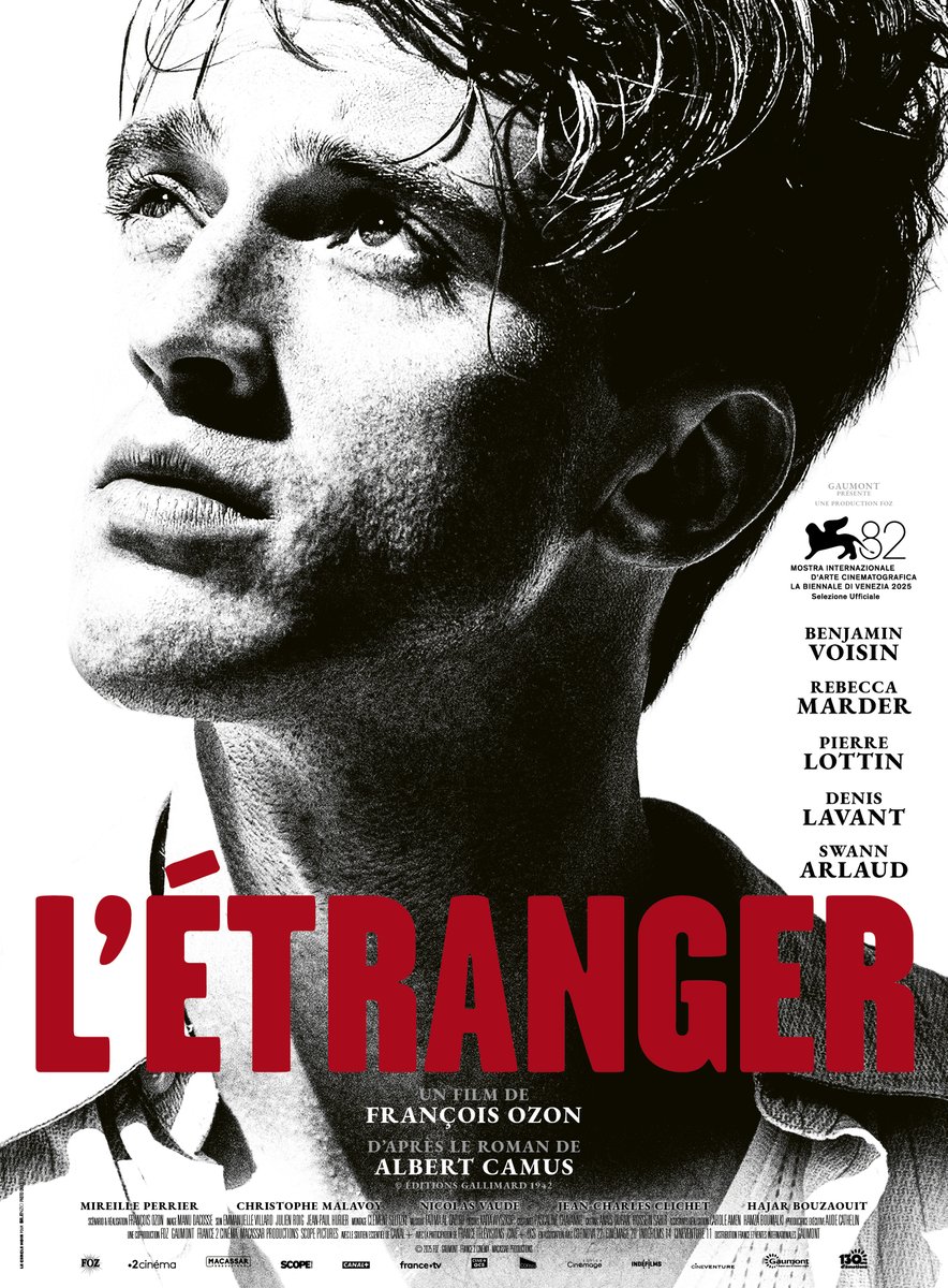 BigodesO's tweet image. O Estrangeiro (L'Étranger) de François Ozon com Benjamin Voisin (uma adaptação do livro de Albert Camus) é um filme absolutamente extraordinario. Voisin nasceu para estar no grande ecrã. Requer tempo e disponibilidade por parte de quem assiste ⭐⭐⭐⭐⭐ #Movie #Review #Stranger