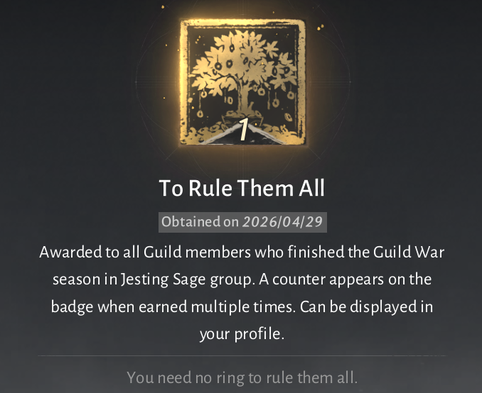 Koraszdormu's tweet image. It was hard fought, but we did it.  Came in 4th place in Jesting Sage during this season's league, and stayed at the top during each refresh!  #wherewindsmeet #wwm #gvg #league #wuxia #gaming #pvp #achievement