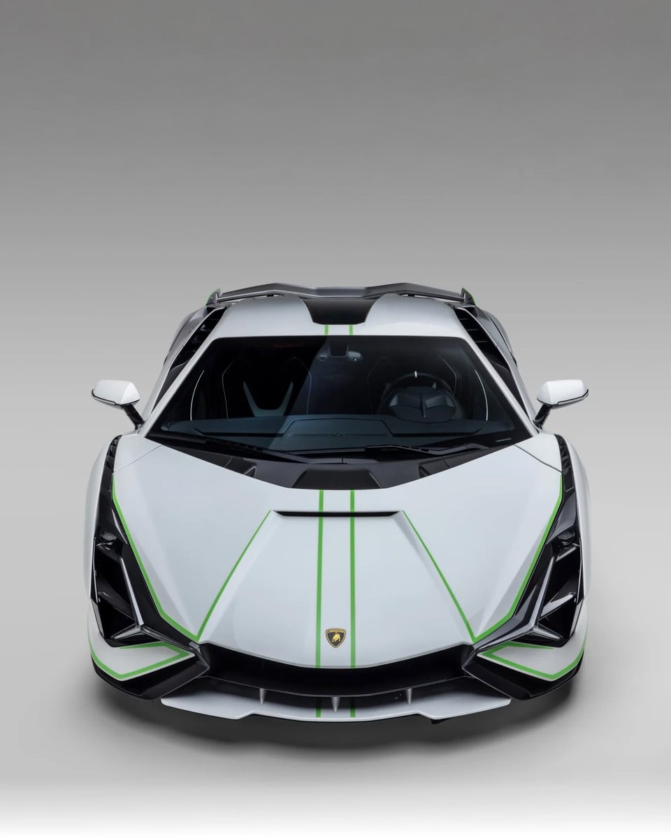 duPontREGISTRY's tweet photo. 2020 Lamborghini Sian FKP 37 | Asking Price: $3,200,000

This example stands as Lamborghini’s first step into electrified performance, pairing a 6.5-liter naturally aspirated V12 with innovative supercapacitor hybrid technology to deliver over 800 horsepower

Just 63 coupes were ever produced. This is one of them

Showing only 284 miles, this example is elevated further with over $157,000 in Ad Personam exterior options and a $105,000 carbon fiber package. Its defining feature is a rare color-fade finish, transitioning from white to silver, a level of customization reserved for the most discerning collectors

For More Info: https://t.co/WRNy781YDq