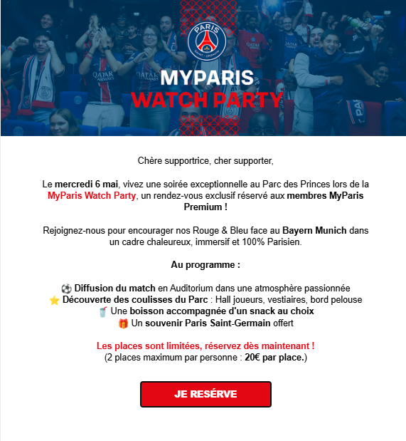 PSG Infos Billeterie tweet media