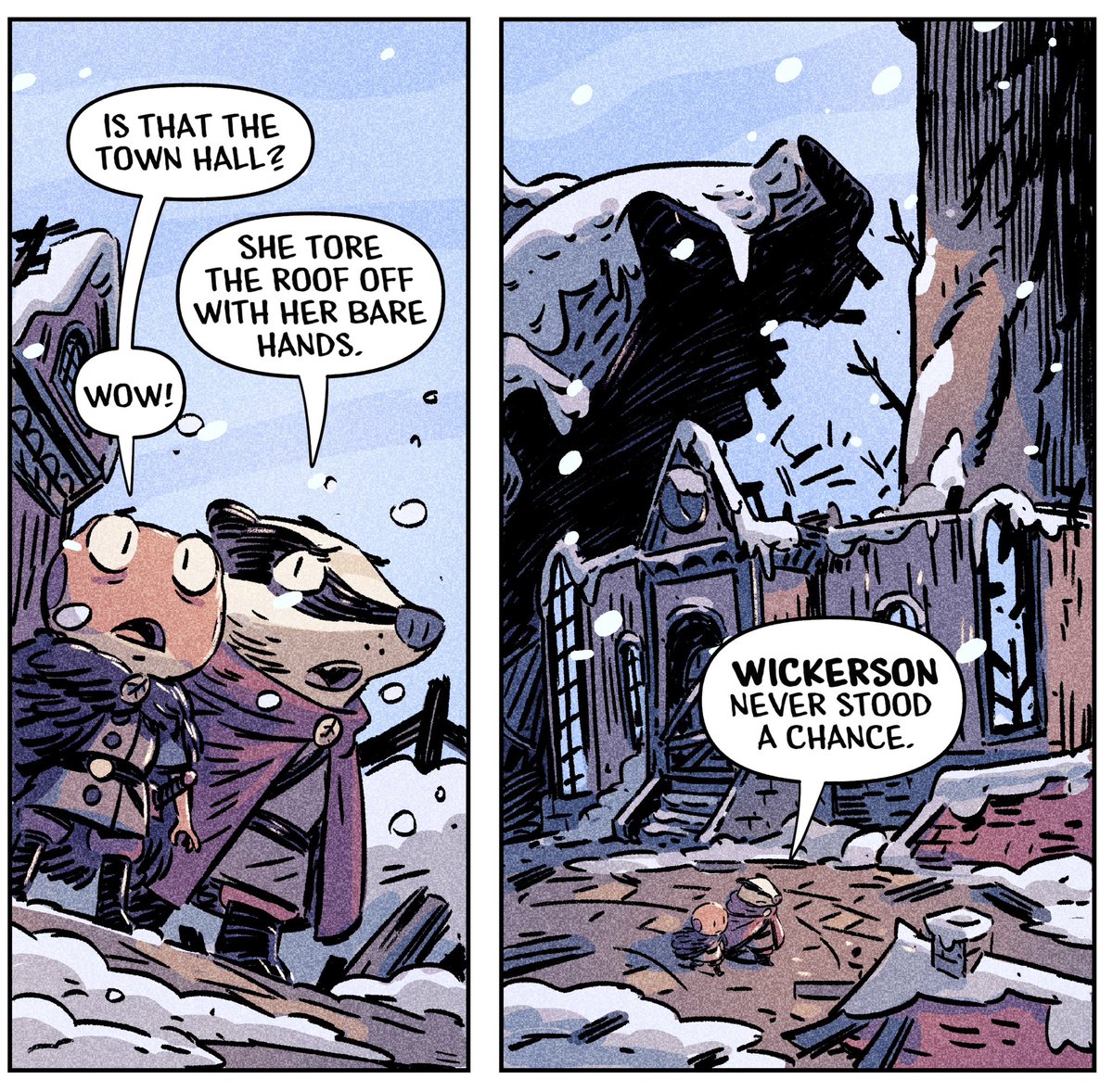laufman's tweet image. Meet Fynn: A courageous and stubborn frog who’s skilled with a sword.

Read more about him in The Rats of Ironwood. Available exclusively through my website. 

Support indie comics! 

Dereklaufman.Com/shop

#frog #sword #fantasy #indiecomics
