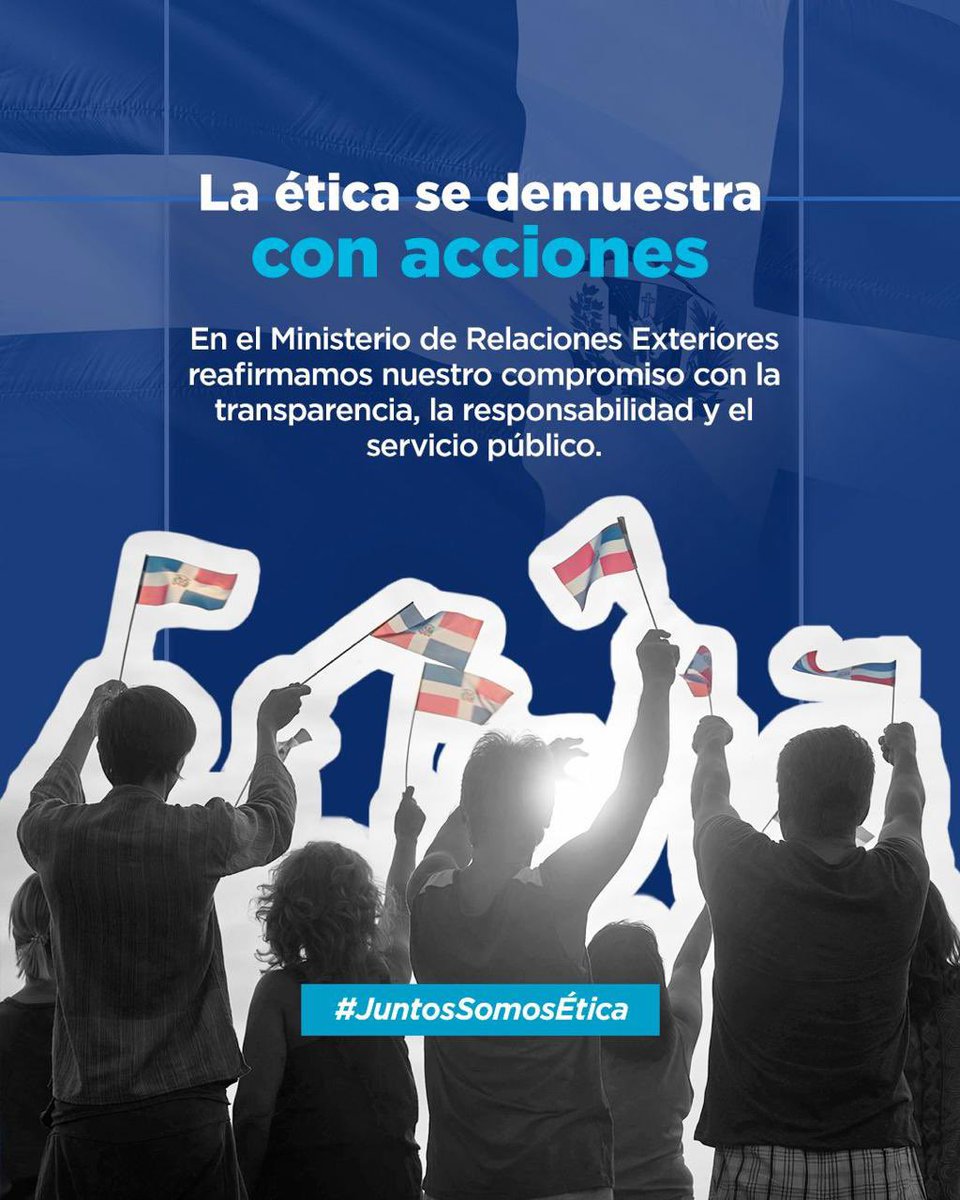 rdensevilla's tweet photo. Más que una fecha en el calendario, la ética es el motor que impulsa cada una de nuestras acciones. 🇩🇴🤝

Desde República Dominicana, hoy se conmemora el Día Nacional de la Ética Ciudadana, en honor al legado de honestidad, civismo e integridad de Ulises Francisco Espaillat. https://t.co/nbPBMau4B1