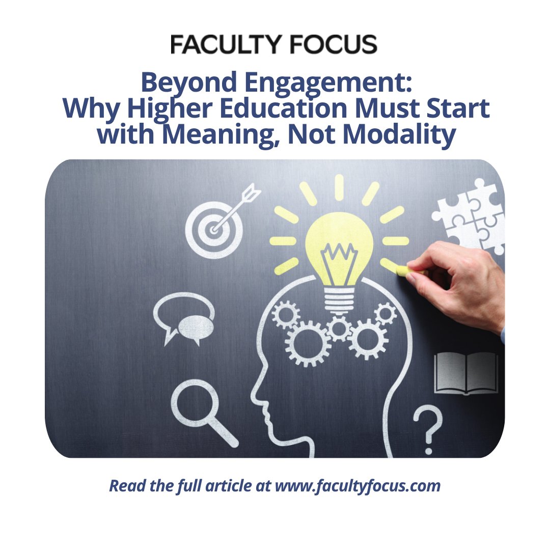 Faculty Focus tweet media