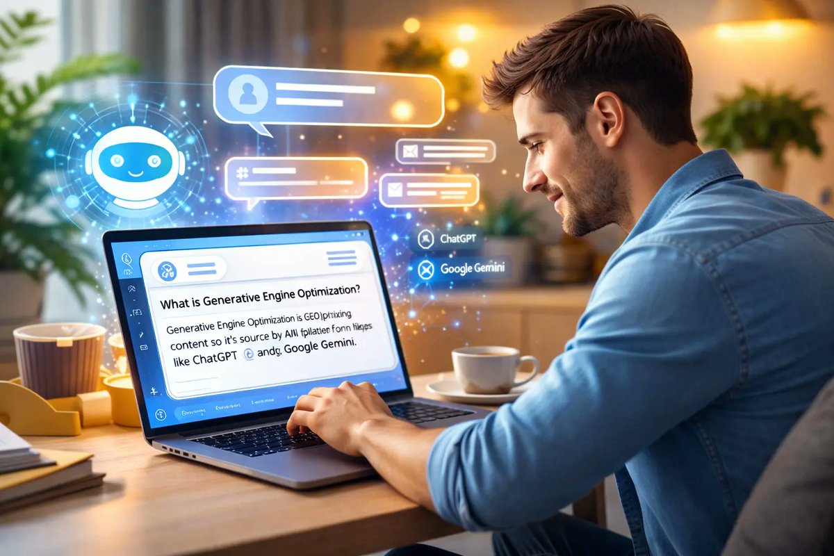 StephanosEco's tweet photo. Η αναζήτηση αλλάζει. 
Με το Generative Engine Optimization, το περιεχόμενό σου μπορεί να εμφανίζεται σε απαντήσεις AI όπως ChatGPT, Gemini &amp; AI Overviews. 
Δες τον οδηγό: https://t.co/2JO1lgtIwv https://t.co/vrBq1u13nE