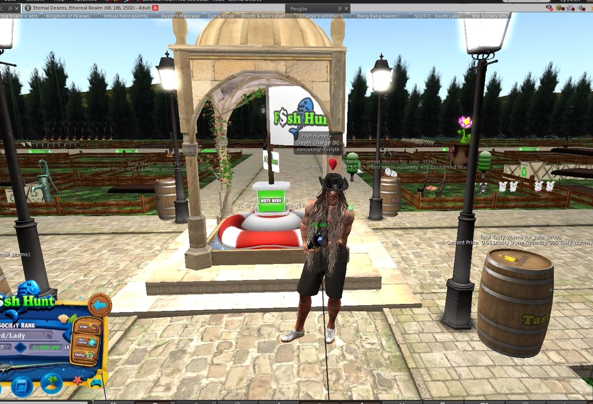 Danny24814727's tweet image. Fishing today at Lolli's Red nice day shirt off smiles #FishHunt, #SecondLife, #Society, maps.secondlife.com/secondlife/Per…