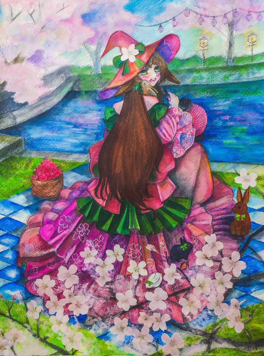 水彩色鉛筆をメインに色んな画材を組み合わせて描いています。 #GW