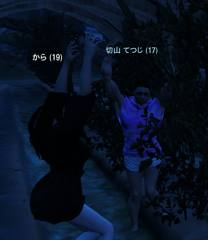 yosenabeDX's tweet image. 同種族の出会いがありました。

#FiveM #GTA5 #よせなべ