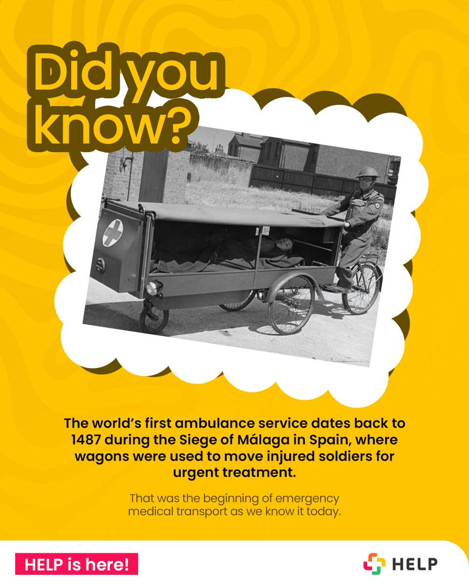 help_station_'s tweet image. From battlefield wagons in 1487 to modern emergency response 🚑
Saving lives has always been urgent—only the tools have evolved.
At HelpStation, we bring speed, skill, and care when it matters most.
#EmergencyResponse #HelpIsHere #EMS #Lifesaving