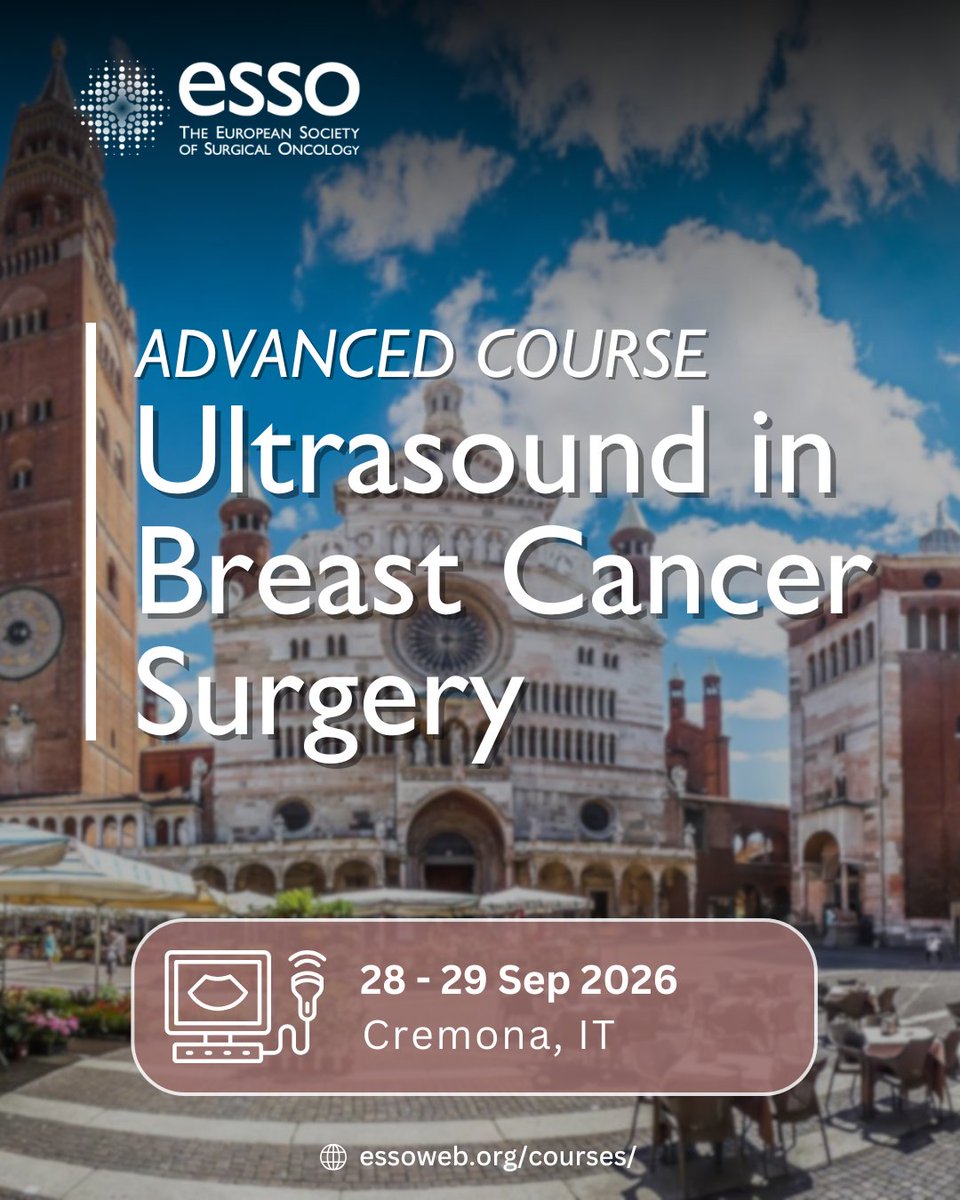 European Society of Surgical Oncology (ESSO) tweet media