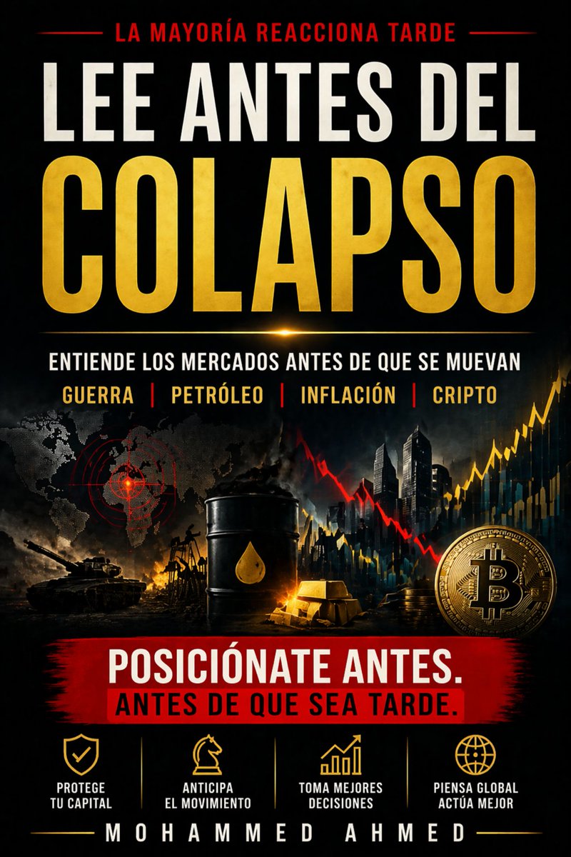 CryptoRiskMA's tweet image. La información no te hace ganar.
El TIMING sí.
📈 Este libro cambia eso.

🔥 GRATIS HOY SOLO
👉 amazon.com/dp/B0GYP98FTM

#Timing #TradingStrategy #Cripto #Finanzas