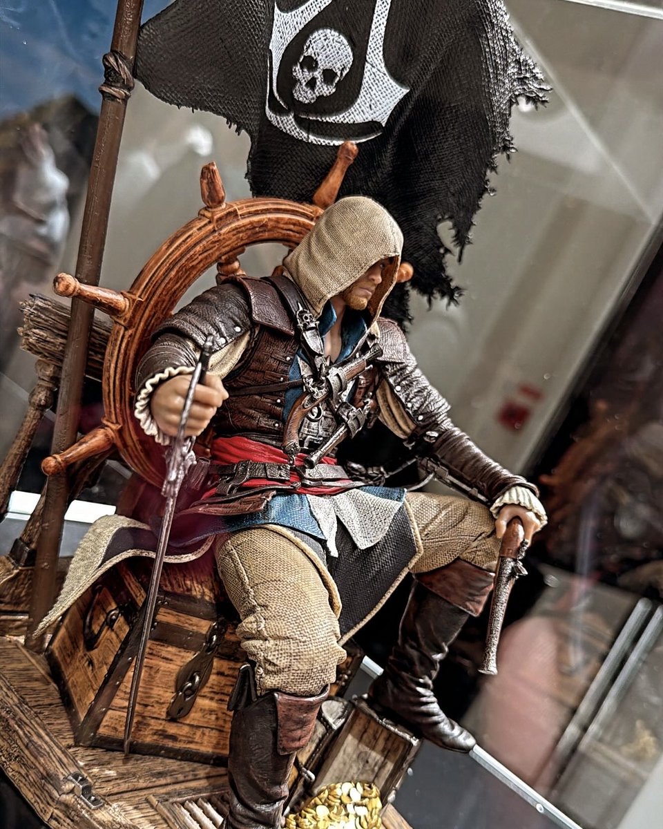 RicFazeres's tweet photo. Hoje a convite da Ubisoft estive a jogar AC Black Flag Resynced. Novidades em breve no canal. Ainda pude estar com Matt Ryan que dá a voz a Edward Kenway 🏴‍☠️ https://t.co/zYNCah27DK