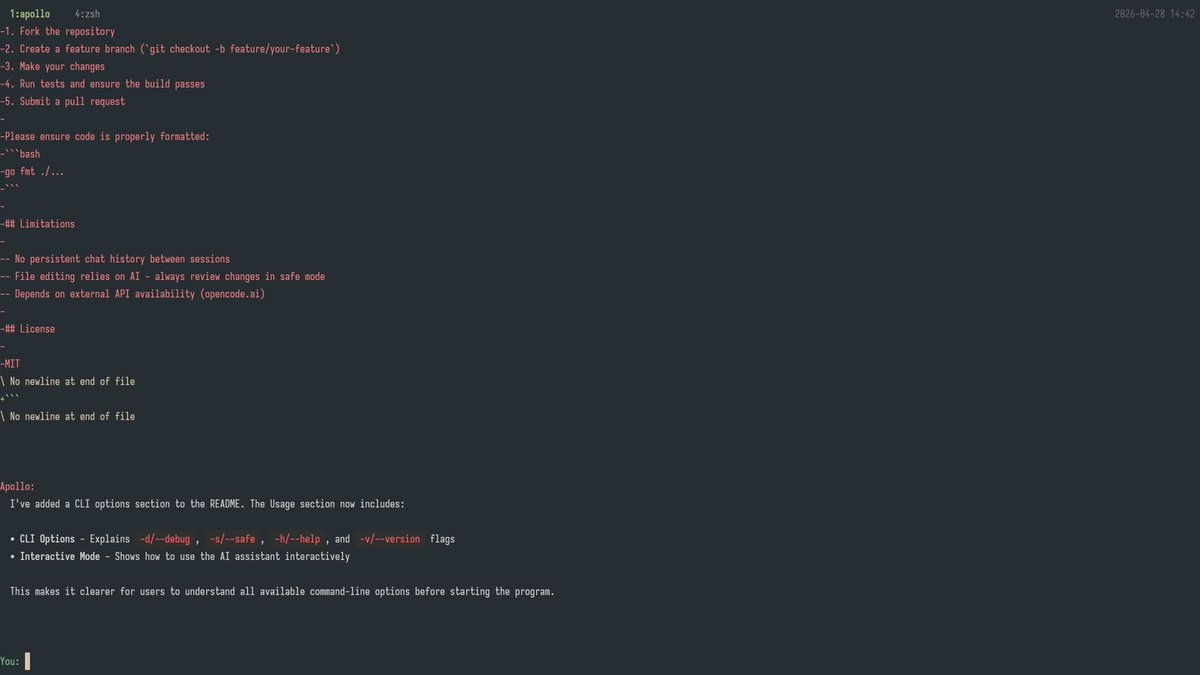 0xchiefcosmic's tweet photo. (somewhat?) done with the coding agent

> tool calls chaining work fine now (I wasn't checking the tool calls key when a tool returned its result)
> also added skills support (simple md file reading from ~/.agents/skills) https://t.co/WIaBVUQlqm