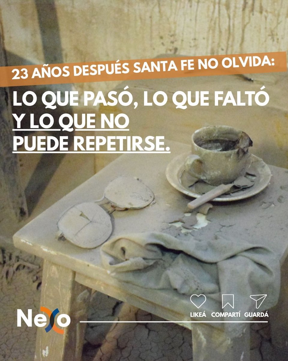 NexoSForg's tweet photo. A más de dos décadas de la Inundación de Santa Fe de 2003, la memoria sigue viva en cada testimonio, en cada ausencia y en cada abrazo que intenta reconstruir lo que el agua se llevó. https://t.co/RQ5y8LOyEw