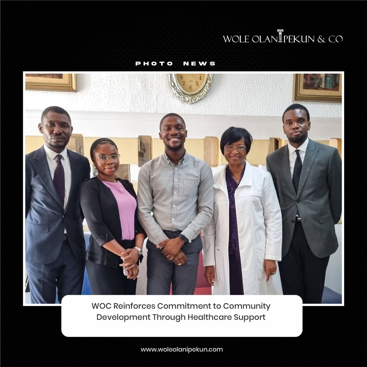 WOCLegal's tweet photo. and fostering a better medical environment.

The donation was received by the Medical Director, Dr. Dorothy Esangbedo, who expressed sincere appreciation for the gesture and commended the firm’s commitment to advancing healthcare initiatives. https://t.co/DMGsCWF71z
