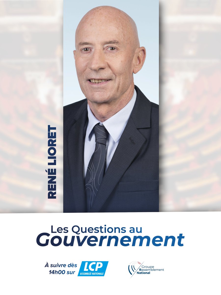 groupeRN_off's tweet photo. Dans quelques instants, suivez l'intervention de @renelioret pour la séance de Questions au Gouvernement.

À suivre en direct sur : https://t.co/N23aUEwwD0 https://t.co/dMZGbBm3ZH