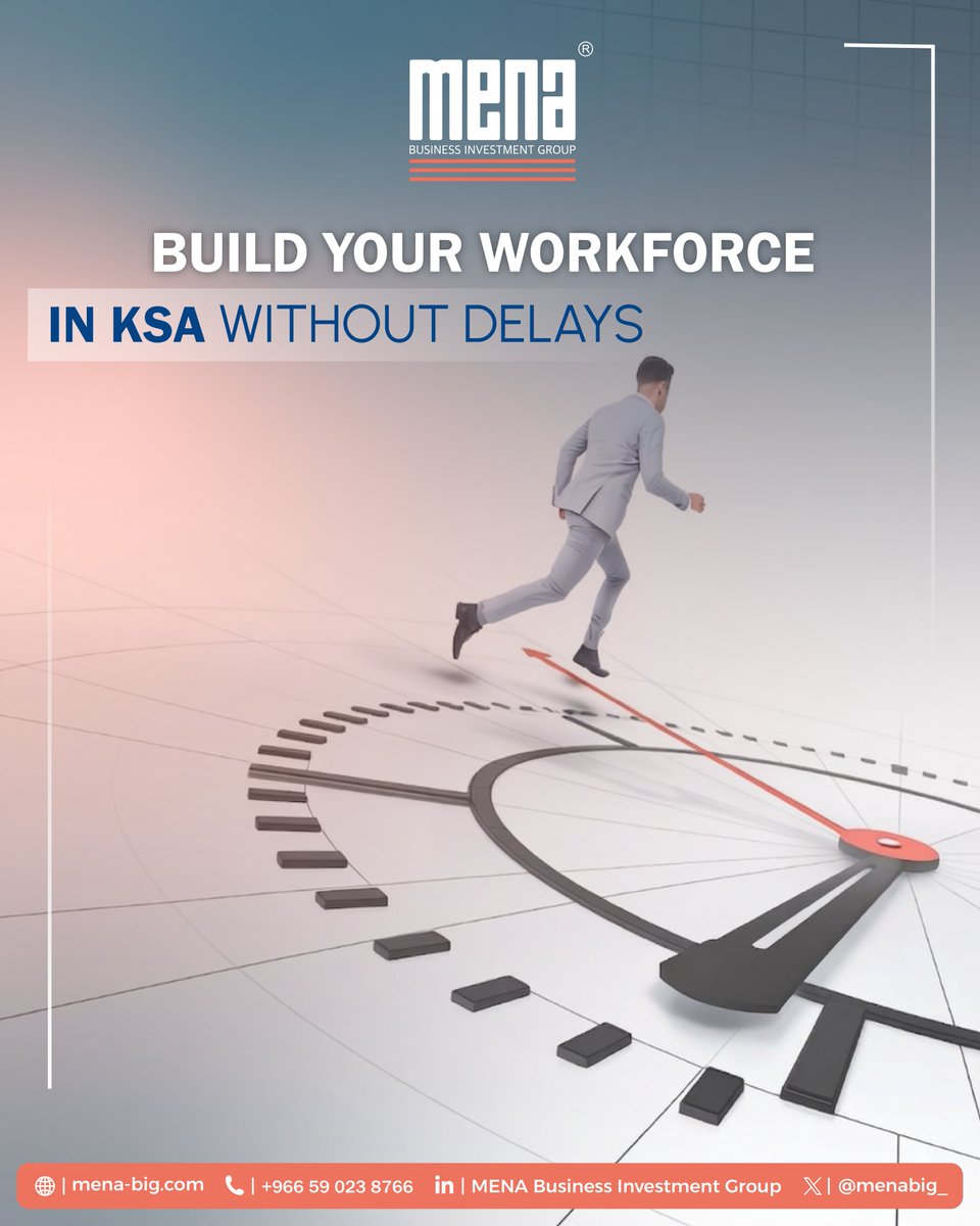 menabig_'s tweet photo. Need a team of 50 in Riyadh by next month? Welcome to the 2026 pace of business.⚡

In the Saudi market, opportunity doesn't wait for your HR department to catch up. This is where MENA-BIG Staffing Solutions come in. Think of us as your "Plug-and-Play" workforce.

We handle the payroll, the insurance, and the local HR complexities. You focus on the project milestones. Whether it’s a giga-project deployment or a tech-hub scale-up, our EOR services ensure you are "legal" before you even have an office key.

Speed is great. Speed + Compliance is MENA-BIG.

👉 Book your free consultation at https://t.co/fryY944wKQ

#EOR #StaffingSolutions #Outsourcing #KSAJobs #BusinessAgility #SaudiArabia