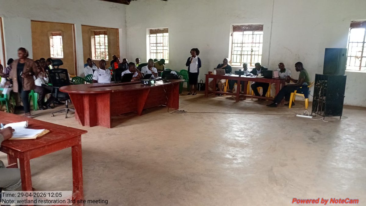 Today, the 3rd site meeting was successfully conducted on the implementation of catchment management measures around Kabuyanda Irrigation Dam.
