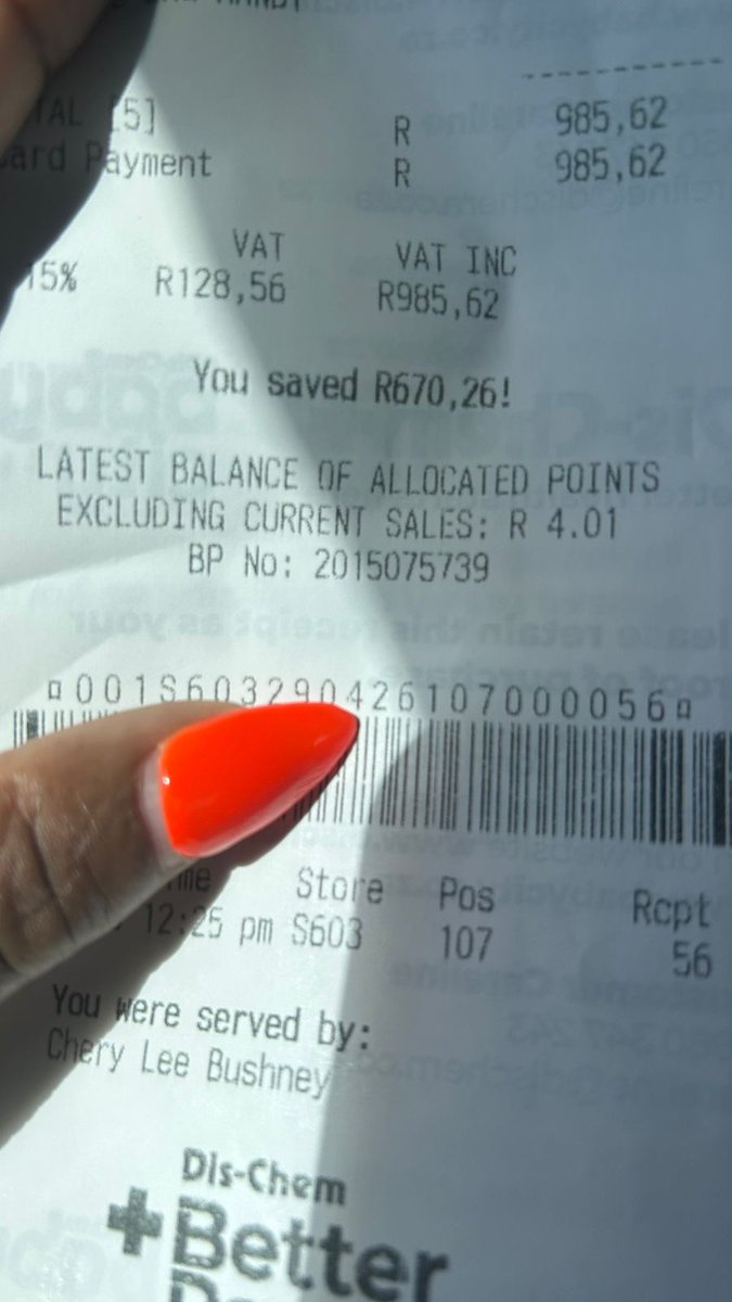 khanyi20's tweet photo. saved an entire R670, oh Dischem and Capitec 😘😘😘🤌🤌🤌 https://t.co/PSZLWiP8VF