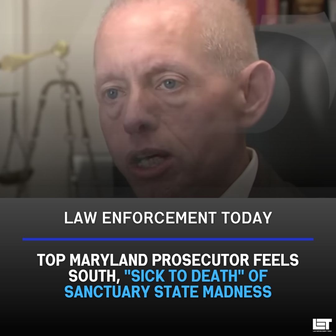 LawEnforceToday's tweet image. Carroll County’s top prosecutor is heading out of Maryland, pointing to sanctuary policies and tax increases as key reasons for leaving.

Read the full story here: lawenforcementtoday.com/top-maryland-p…

#lawenforcement #maryland #northcarolina #sanctuarystate
REPOST this everywhere!!