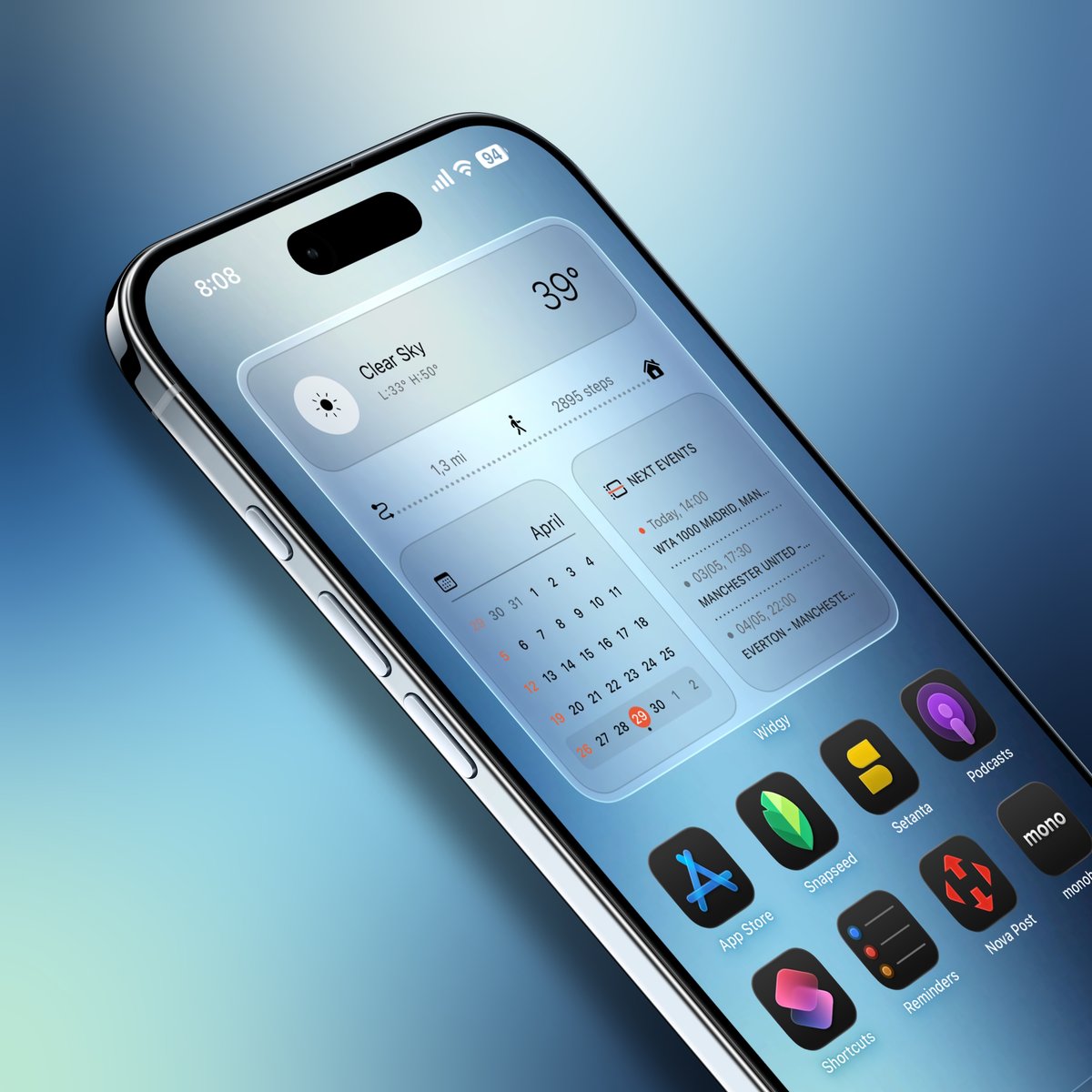 Hewoood's tweet image. Easily refresh your iPhone: 
widget - Skagen pack, click to download now ko-fi.com/s/55fae5b474
wallpaper - Pinterest

#IOS26 #wallpapper #ios #iphonewallpaper #iphonesetup #customatization #Widgy #widget #homescreen #setup #iphonetheme #phone #iphone