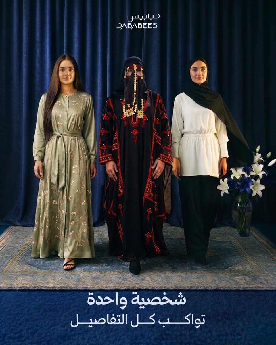DababeesStyle's tweet photo. ليش نغير ستايل الشخصية؟

في عالم البراندينج وتصميم الشخصيات، اللبس هو (المترجم) اللي يحكي للناس الشخصية هذي وين الحين
وش تبي تقول. https://t.co/GAhJFR2Nds