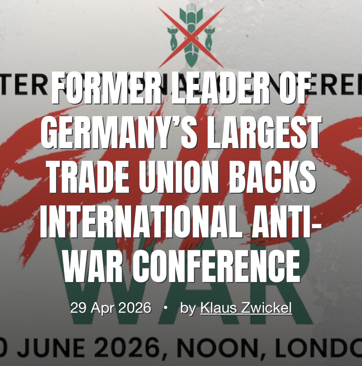 Stop the War Coalition tweet media