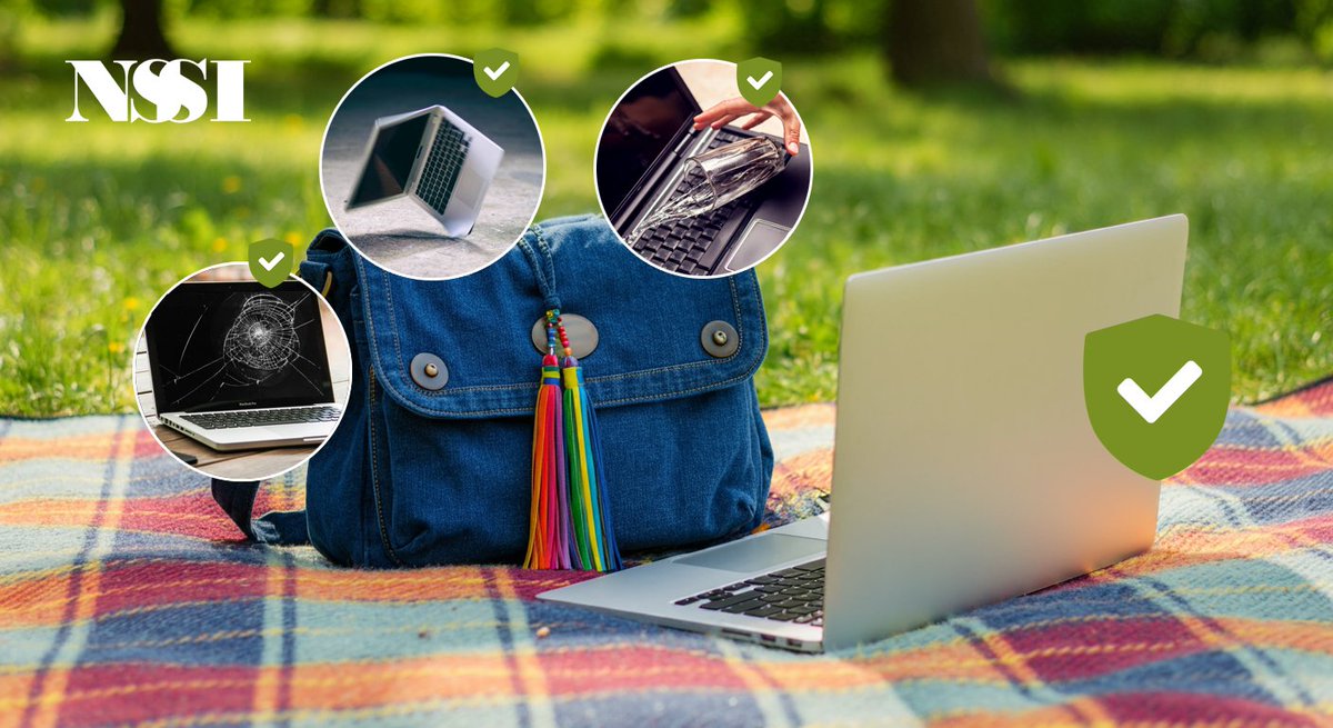 NSSI_Insurance's tweet photo. Is your laptop always with you on the go? NSSI can help you protect it from cracked screens, drops, and spills! 👉https://t.co/knUtIqbiJ4
#studentprotection #collegeinsurance #collegelife #studentlife #college https://t.co/lK7BDBBXRR