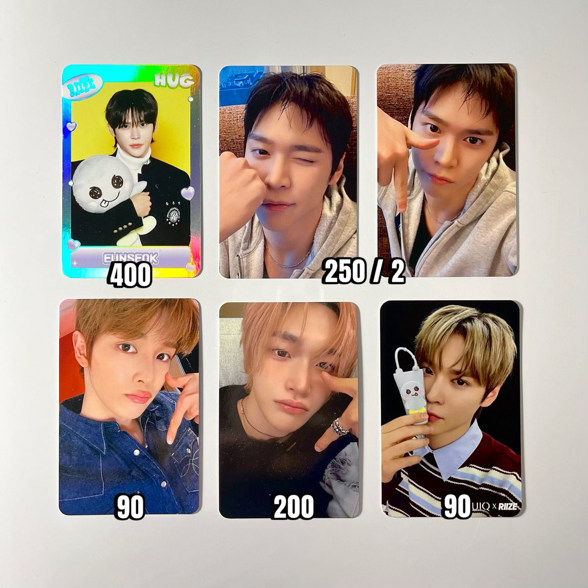 Mforaraimairoo's tweet photo. ⋆.˚ พร้อมส่ง ⋆.˚ 𓈒𓏸  

♡ อึนซอก ซองชาน วอนบิน ♡
สเป makestar bakery uiq

🚗 ค่าส่ง 35 ฿
#ตลาดนัดriize #ตลาดนัดน้องข้าว https://t.co/VLM0vuXBFz