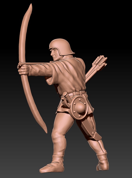 abcdge12_paul's tweet image. Late medieval English archer. 

#miniatures
#sculpture
#history