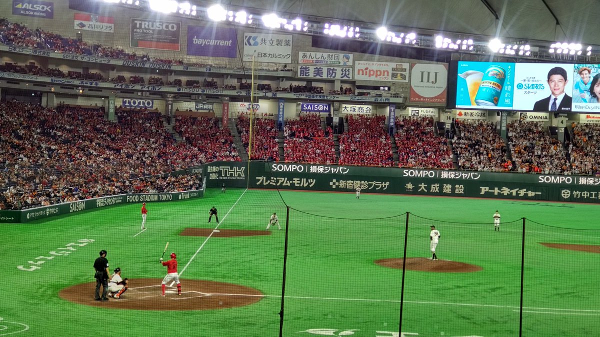 富山アルペンスタジアム巨人vs広島 2025.05.27 巨人vs広島 @富山アルペンスタジアム｜ニュートン算人間