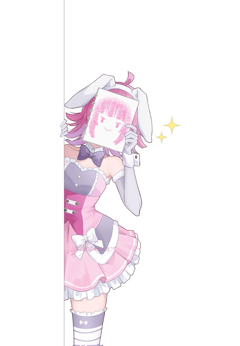 Mikami_sy's tweet photo. 璃奈ちゃん描きました🐰差分あり
 #虹ヶ咲 https://t.co/yztXaTOUfD