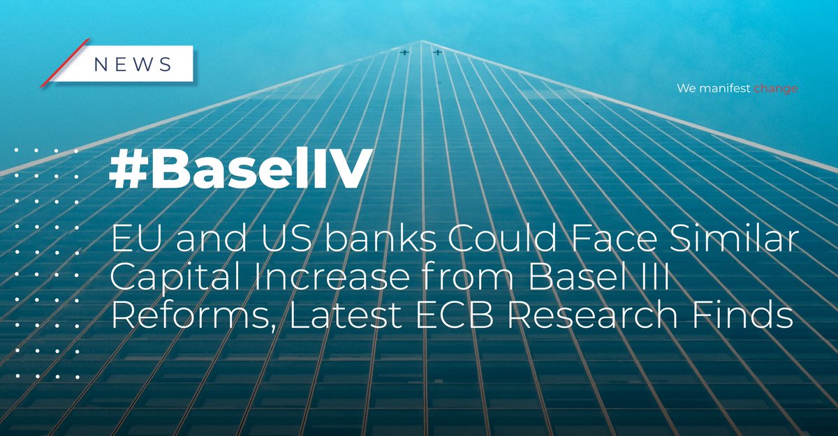 Monocle_Sol's tweet photo. According to a new @ecb paper titled Understanding the Banking Sector Capital Framework in the European Union, EU and US banks may face comparable overall capital impacts under the latest Basel III standards. With the US finalising proposed rules currently out for industry consultation, both jurisdictions appear to be shaping frameworks suited to their own markets, which would narrow the capital impact differential on G-SIBs between the two jurisdictions.

https://t.co/NSzvWt0FFX