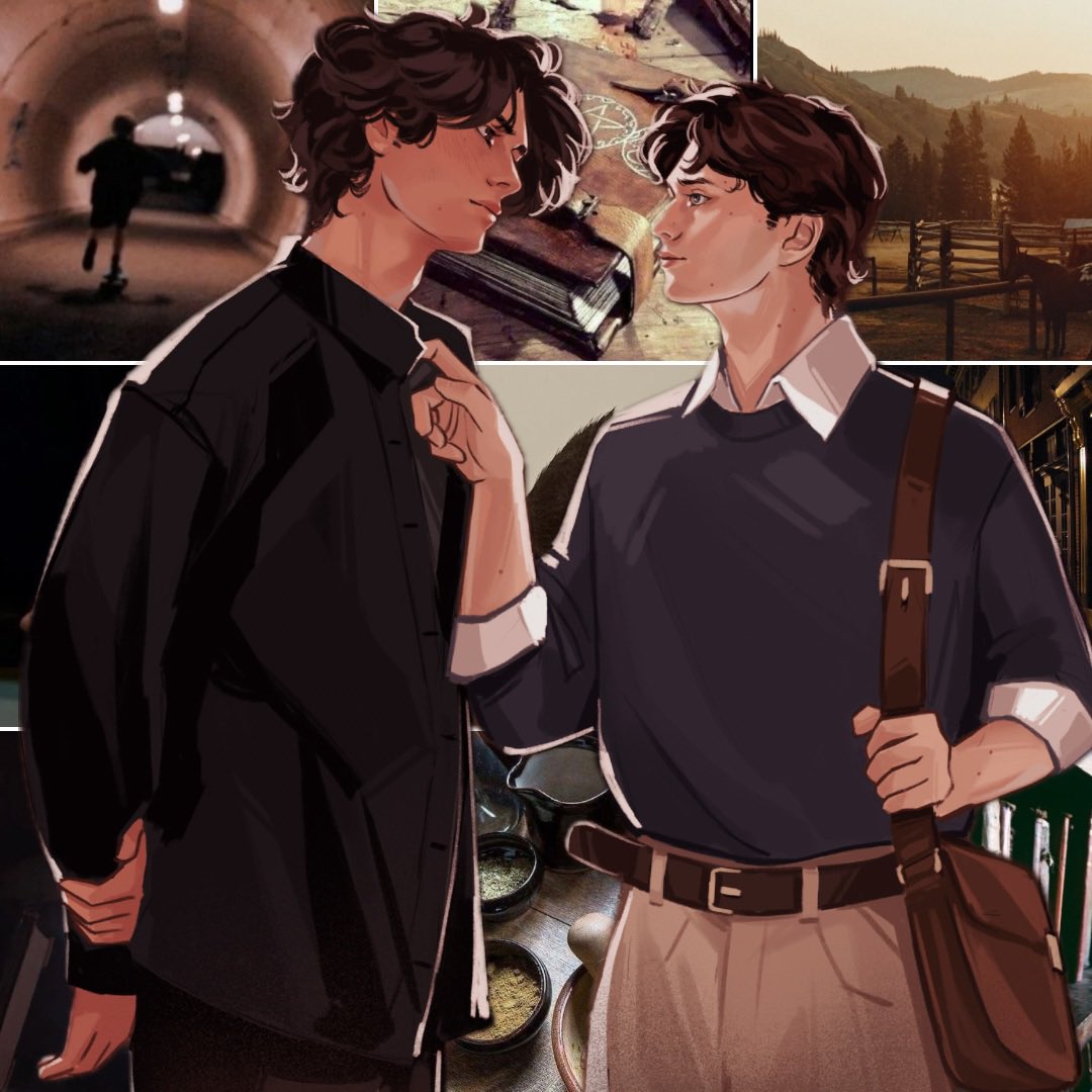 CLWhitaker_'s tweet photo. SUPERNATURAL X THE FOXHOLE COURT
After escaping his fanatical father's cult, Mithra finds safety with a witch in Baltimore. But he can't hide forever, and his father will stop at nothing to drag him back.
✨Dual POV
🔮Urban Magic
🕯️All-Queer Cast
#WIP #A #S #questpit https://t.co/xKs6z3qe2g