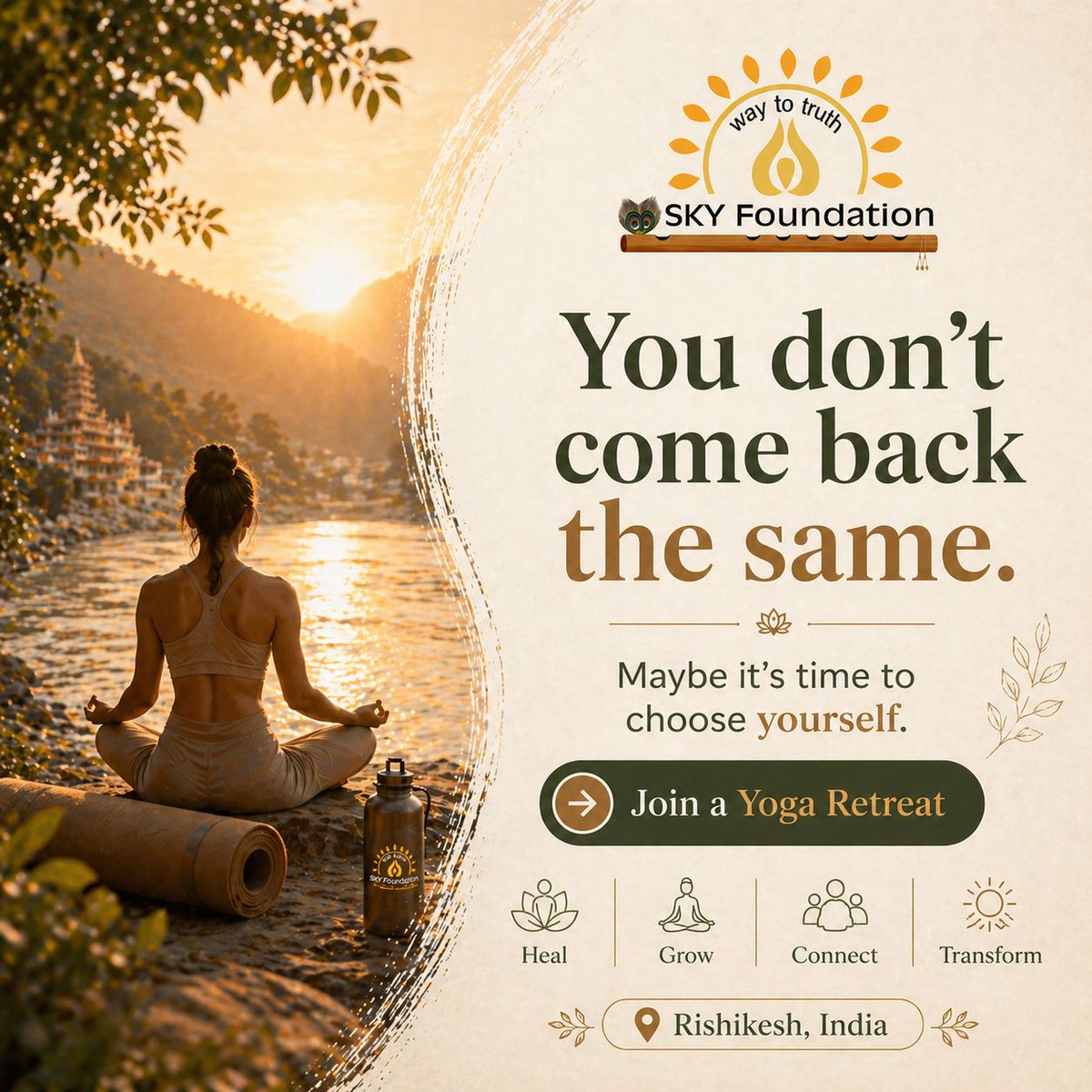 krishnayoga2017's tweet photo. Join us for Our Upcoming May yoga retreats in the heart of MAA Ganga and the birth place of Yog. 

📍 Limited spots available – secure your journey today!

📞 +91-9410372830 | 🌐 https://t.co/QiOHSOef8e 

#Rishikesh #YogaRetreatIndia #YogaInRishikesh #WellnessRetreat #Meditation https://t.co/3EsG7Y2HUt