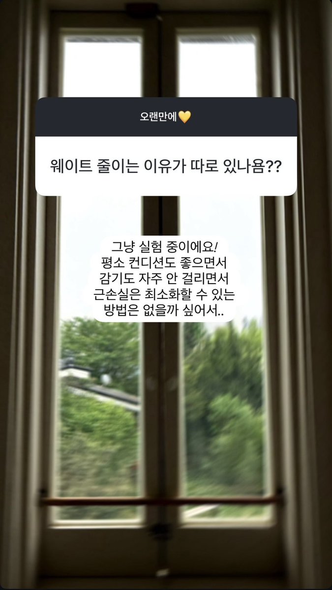 highlight486_'s tweet image. 🌹💡 is there a specific reason why you’re reducing your weight training??

💛 I’m just experimenting! I’m wondering if there’s a way to keep my daily condition good and avoid catching colds often, while also minimizing muscle loss..

#양요섭 #요섭