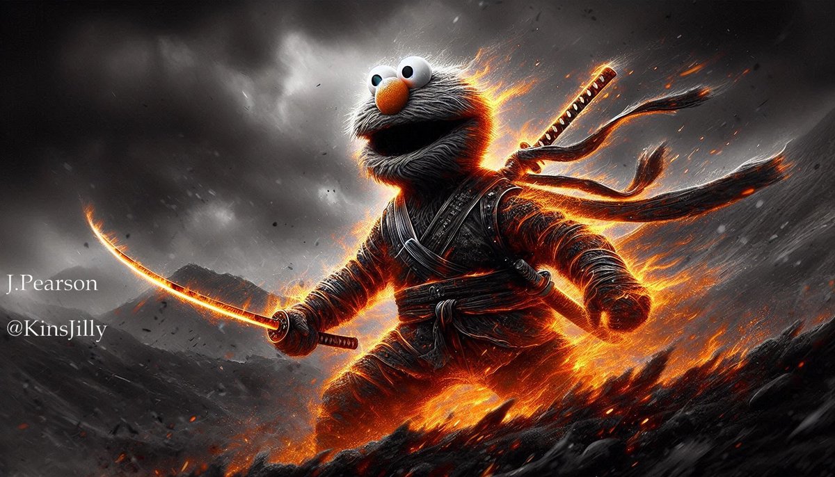 JillyKins777's tweet image. QT Or Share your Warrior Muppet Art

Here is Elmo in various variations of warrior😆
(No Smut)
Anyone can join
Inviting: @LitArtificial @RealJerryR1 @live2rideahd @Gus_Artman_AI @BeanieBlossom 
@Chelle_Ai_ (No obligation to participate)
#ArtShare #AIArtWorks #AIArtists