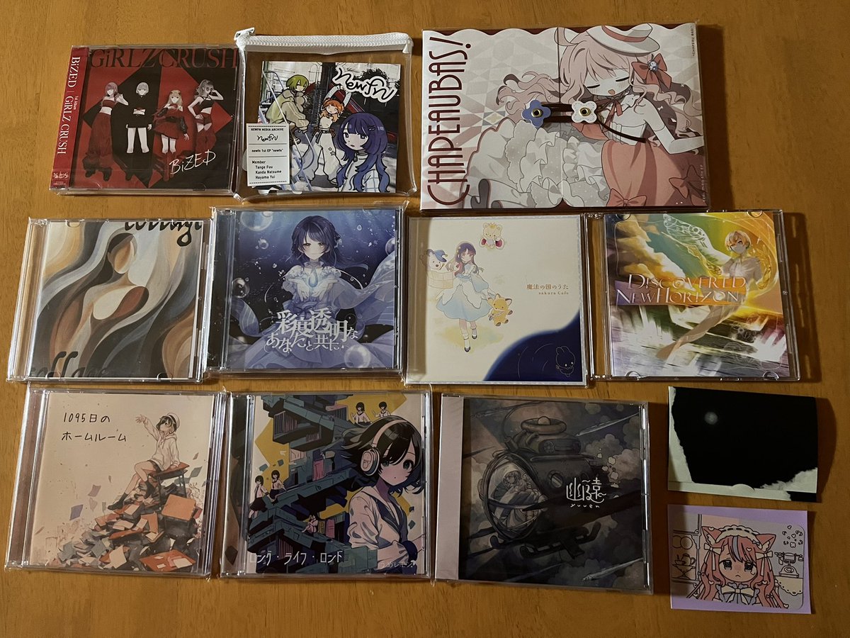 M3の戦利品ですー！
大切に、じっくり聴かせていただきます！

#M3 #M3春2026