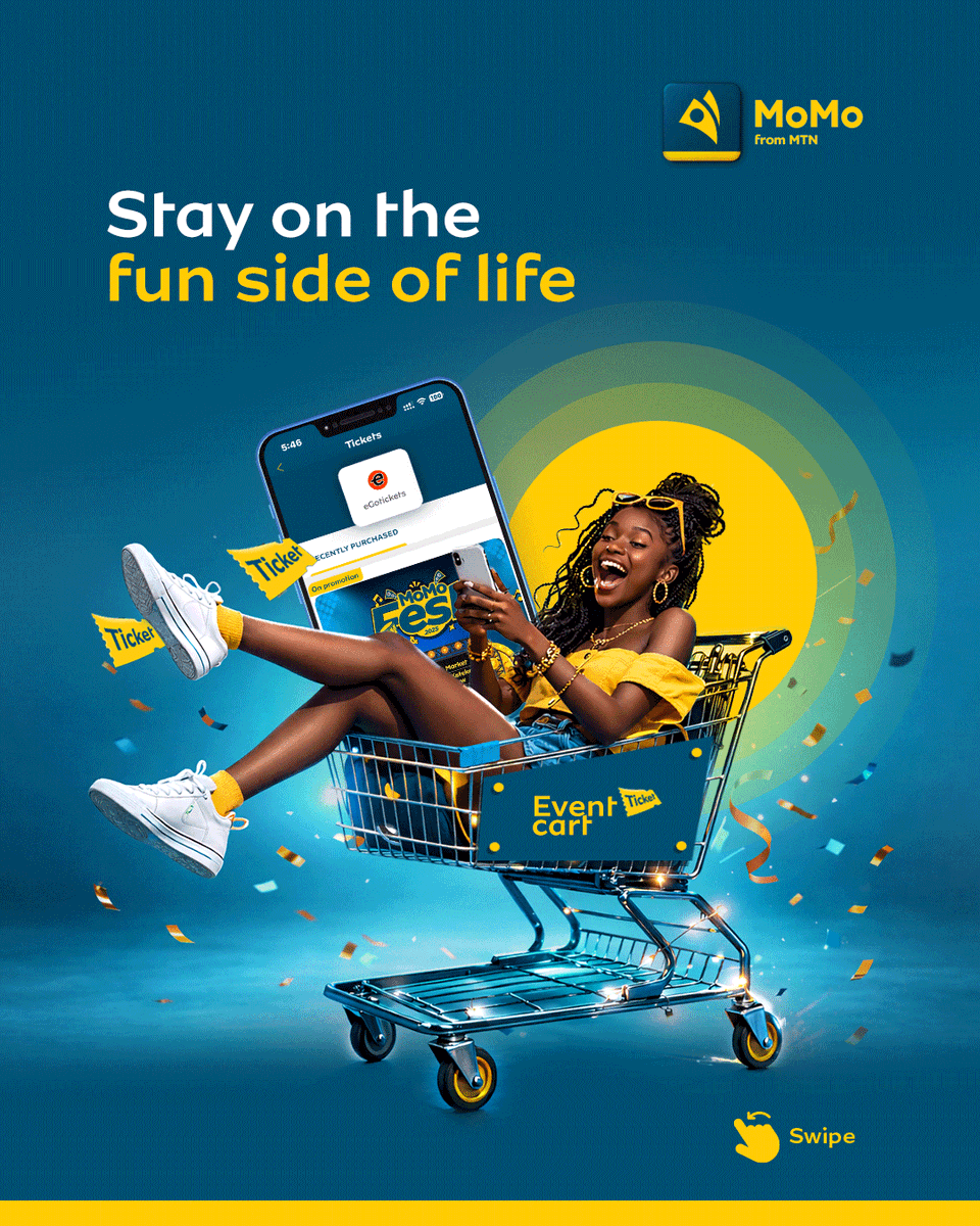 eGotickets's tweet photo. Life's messy. Fun shouldn't be.
Step into the fun side with MTN MoMo.

@momofrommtngh
#domorewithmomo #eGotickets  #MoMoDey 
#BuyTicketWithMoMo #WeMoMoHere https://t.co/iGD2GaLI5j