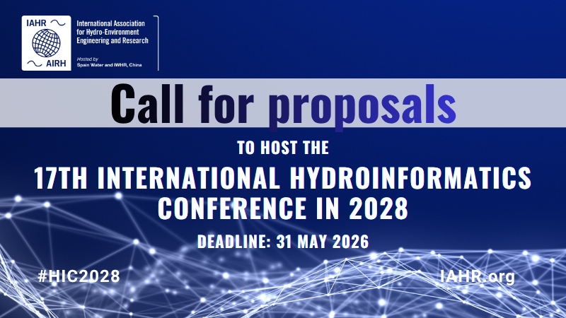 IAHR's tweet image. 🌍 The IAHR/IWA Joint Committee on Hydroinformatics is officially inviting proposals to host the conference in 2028 iahr.org/index/detail/2…

📅 Deadline: 31 May 2026

#IAHR #HydroEnvironment #engineering #water #CallForProposals #Hydroinformatics #IWA #HIC2028