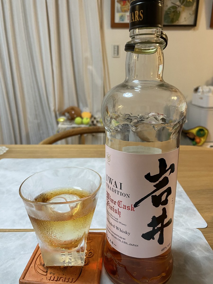 244love_noodle's tweet image. 岩井ワインカスクでお祝い
#本坊酒造
#MARS
#岩井ワインカスクフィニッシュ