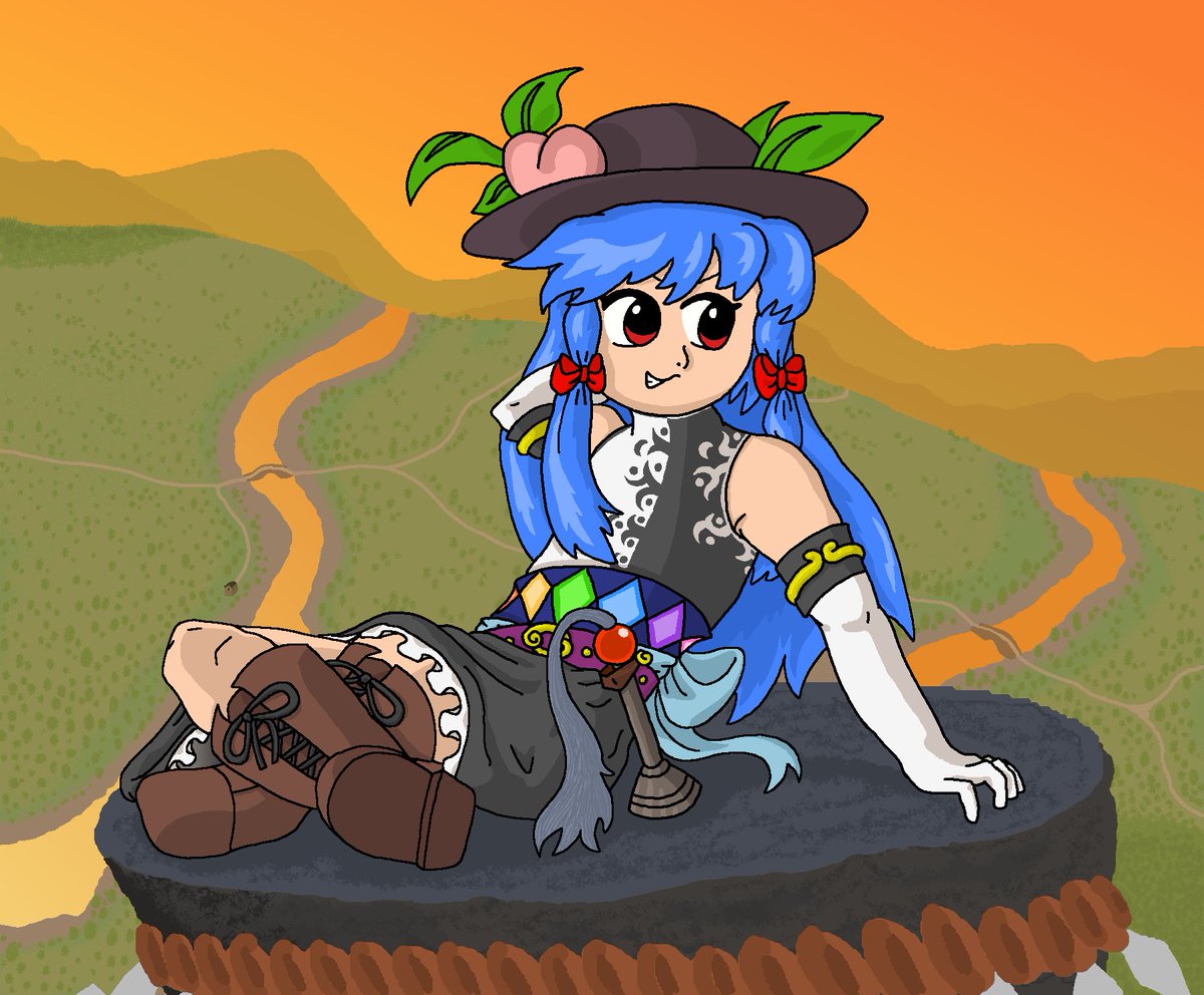 I can do Tenshi (I think)
#touhou #touhouproject #東方Project