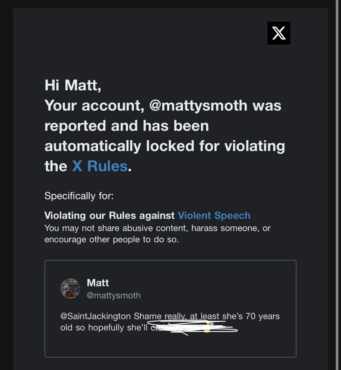 Matt tweet media