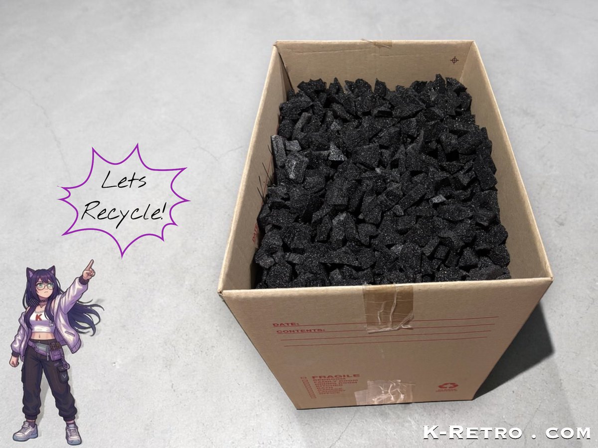 kretro_gaming's tweet image. Nothing goes to waste here! 🌿 We reuse packing foam from incoming deliveries to protect your orders — good for our costs, great for the planet. Every little bit counts! ♻️

#EcoFriendly #RecycleAndReuse #ZeroWaste #SmallBusiness